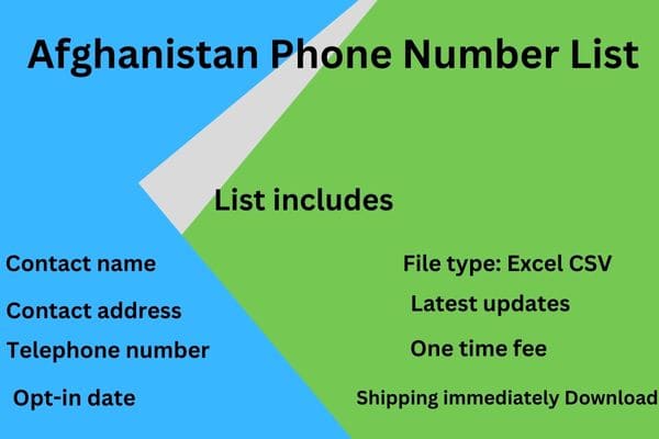 Afghanistan Phone Number List